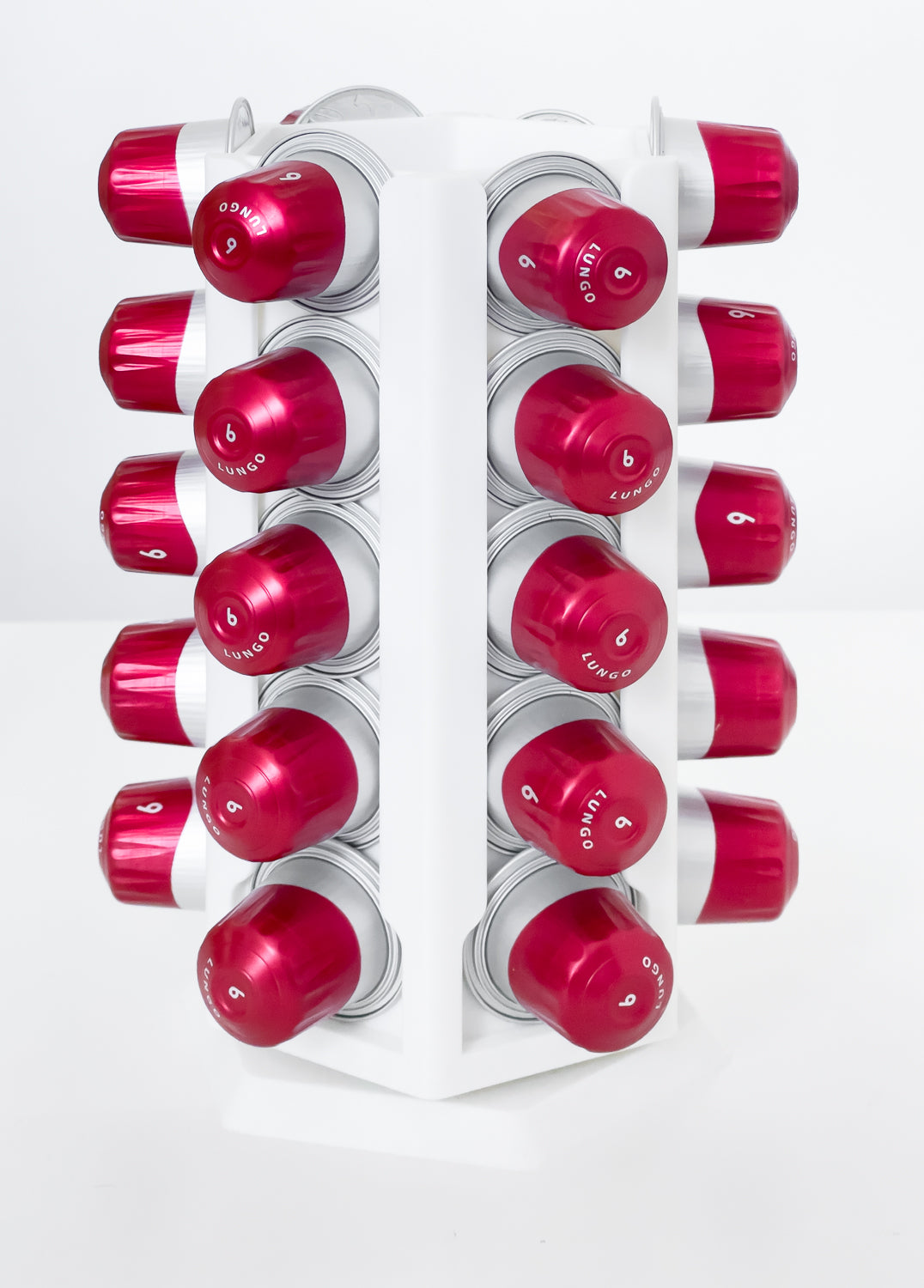 360 Rotatable Nespresso Coffee Capsule Carousel Storage Rack