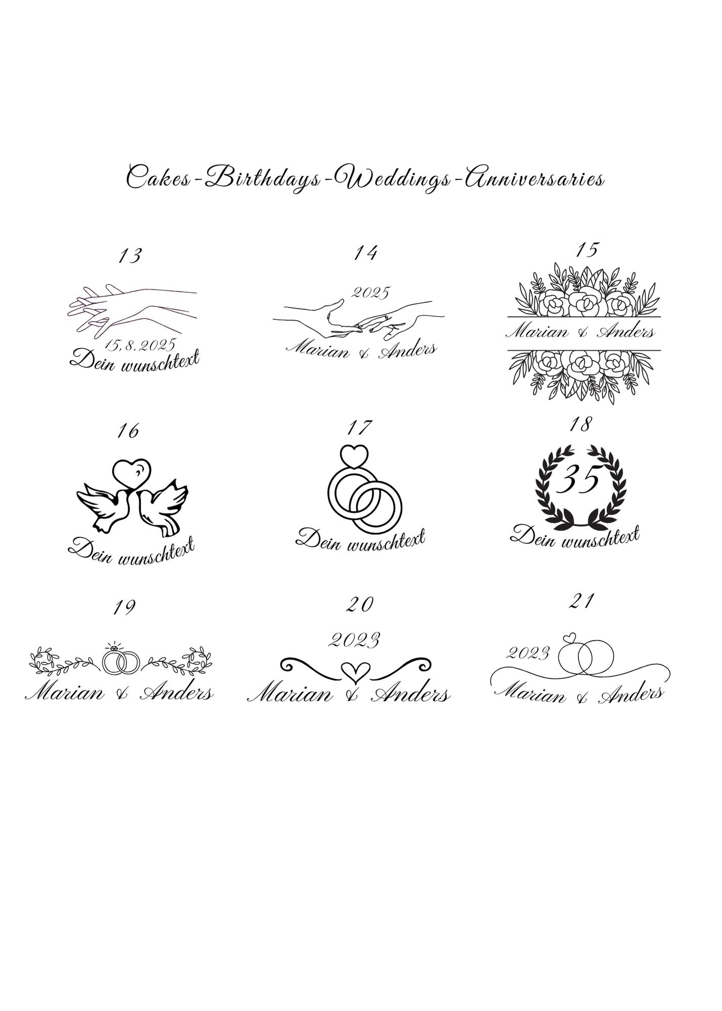 Personalized engraved cake server- Silver or Gold – Wedding, Anniversary, Gift