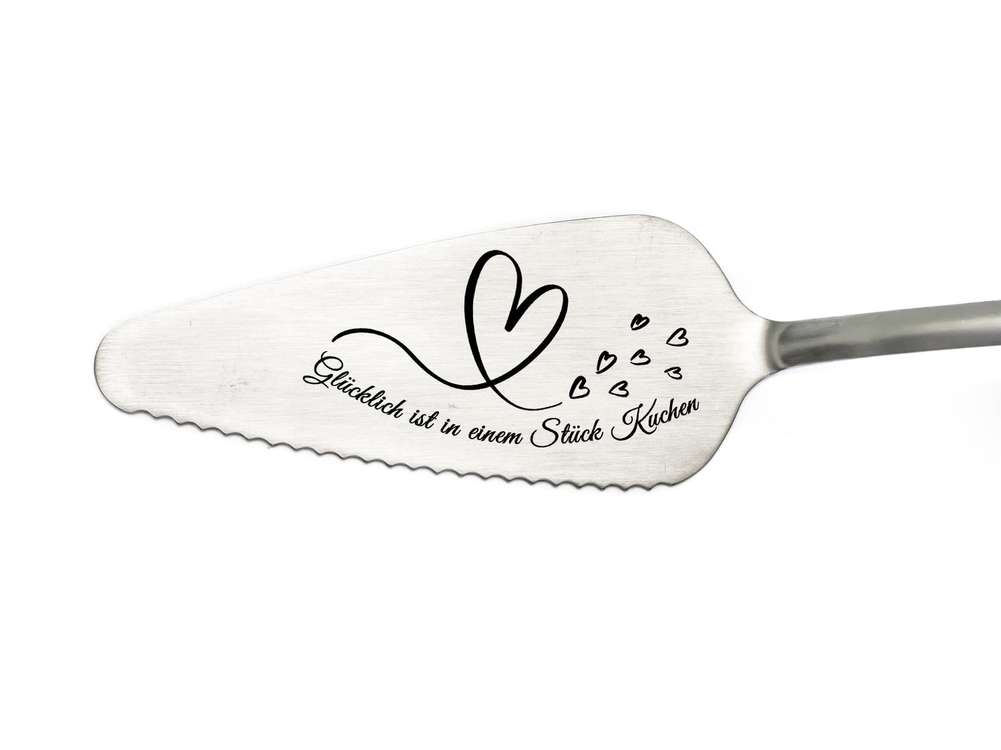 Personalized engraved cake server- Silver or Gold – Wedding, Anniversary, Gift