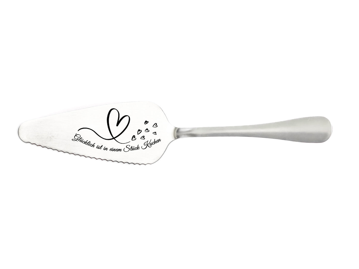 Personalized engraved cake server- Silver or Gold – Wedding, Anniversary, Gift