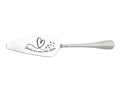 Personalized engraved cake server- Silver or Gold – Wedding, Anniversary, Gift