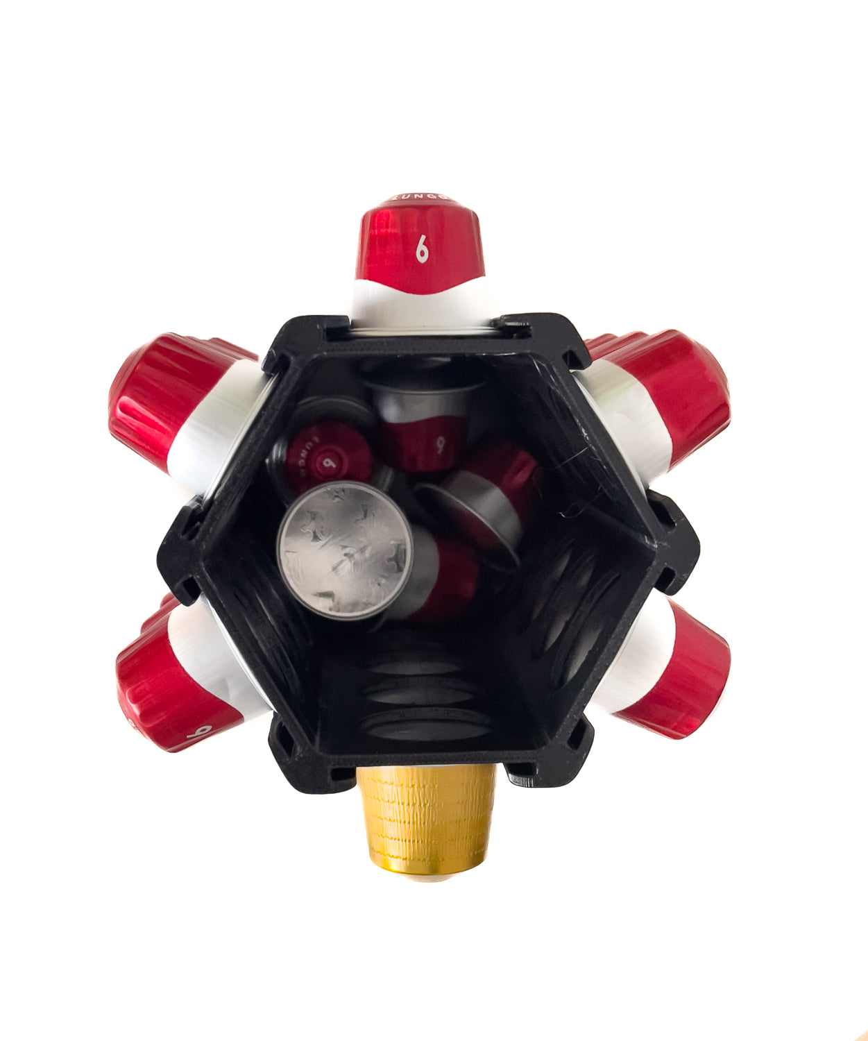 360 Rotatable Nespresso Coffee Capsule Carousel Storage Rack