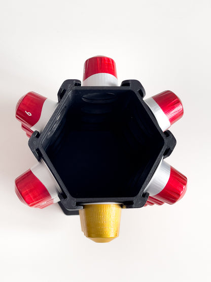 360 Rotatable Nespresso Coffee Capsule Carousel Storage Rack