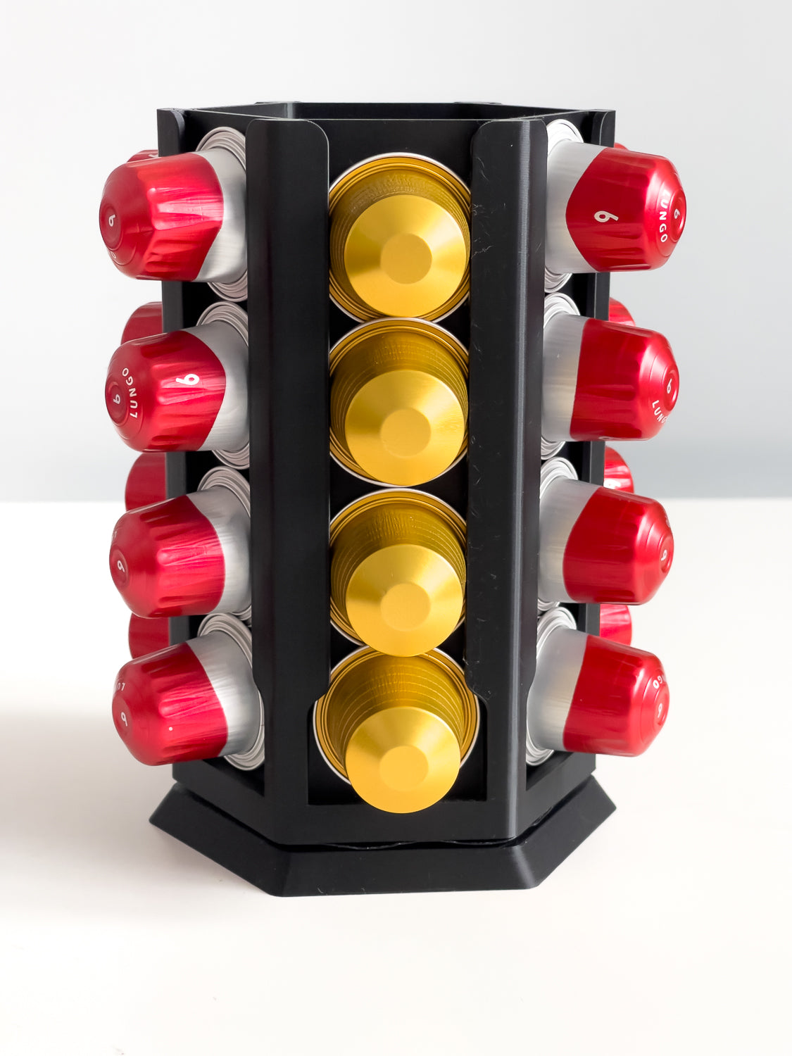 360 Rotatable Nespresso Coffee Capsule Carousel Storage Rack