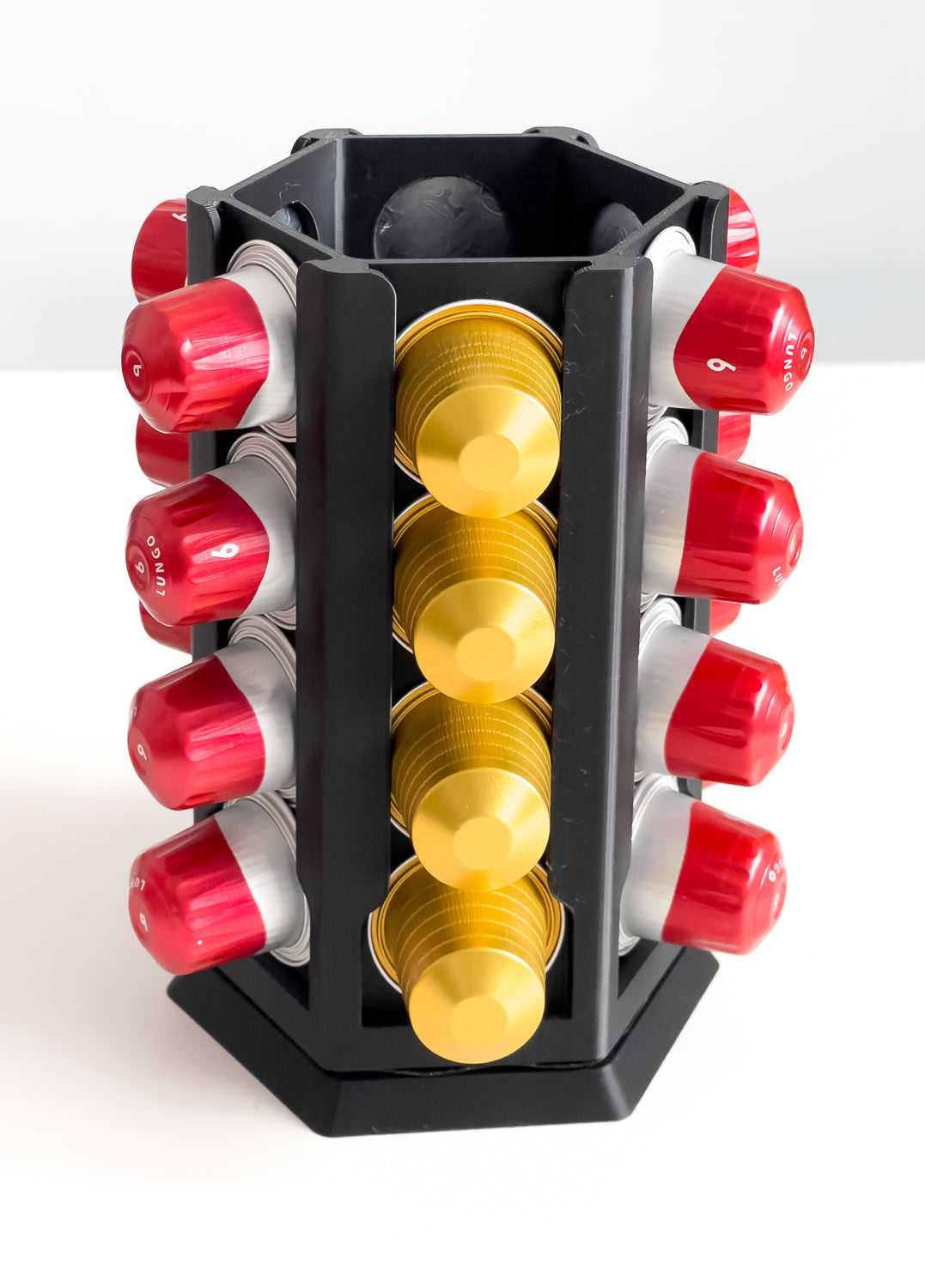 360 Rotatable Nespresso Coffee Capsule Carousel Storage Rack