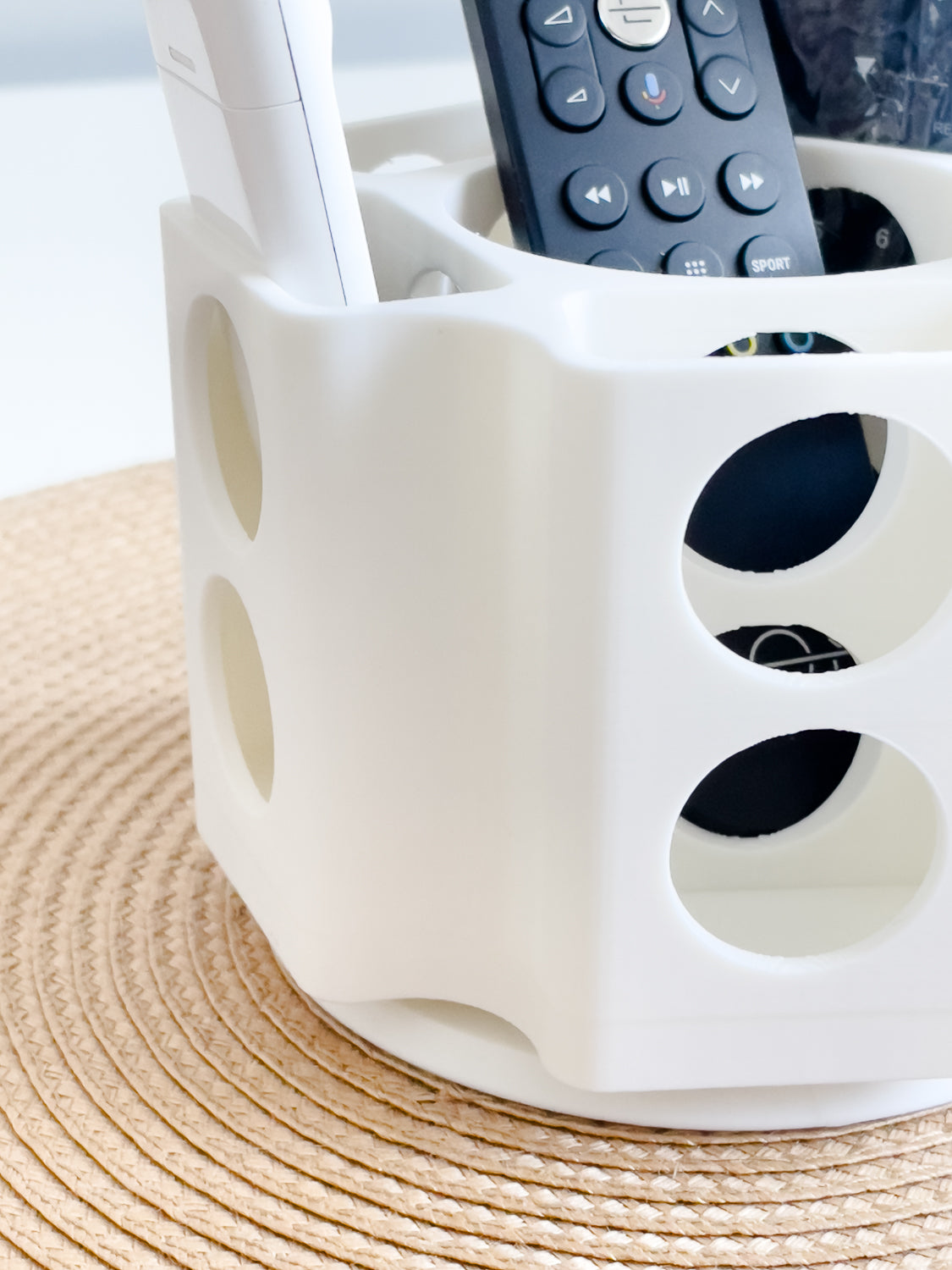 360 Rotatable Remote Control Organizer