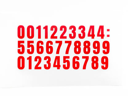 Комплект стикери с цифри от самозалепващ се винил - Пощенски кутии | Телефонен номер | Занаяти | Врати