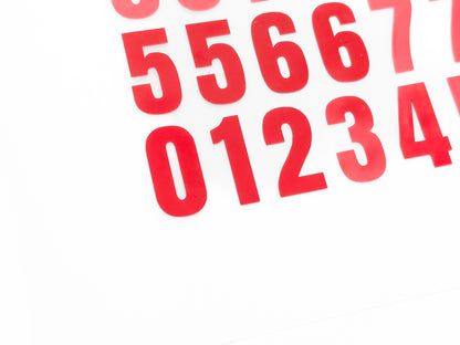 Комплект стикери с цифри от самозалепващ се винил - Пощенски кутии | Телефонен номер | Занаяти | Врати