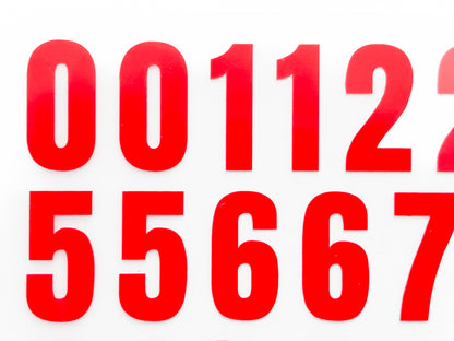 Комплект стикери с цифри от самозалепващ се винил - Пощенски кутии | Телефонен номер | Занаяти | Врати