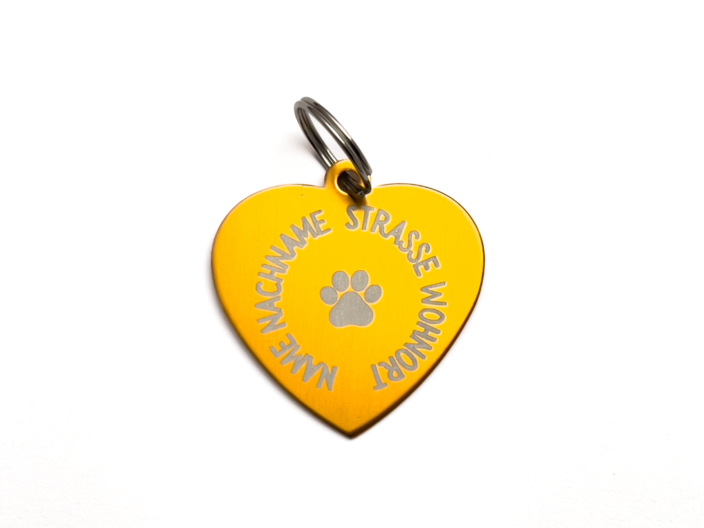 Pet tag ID from aluminium