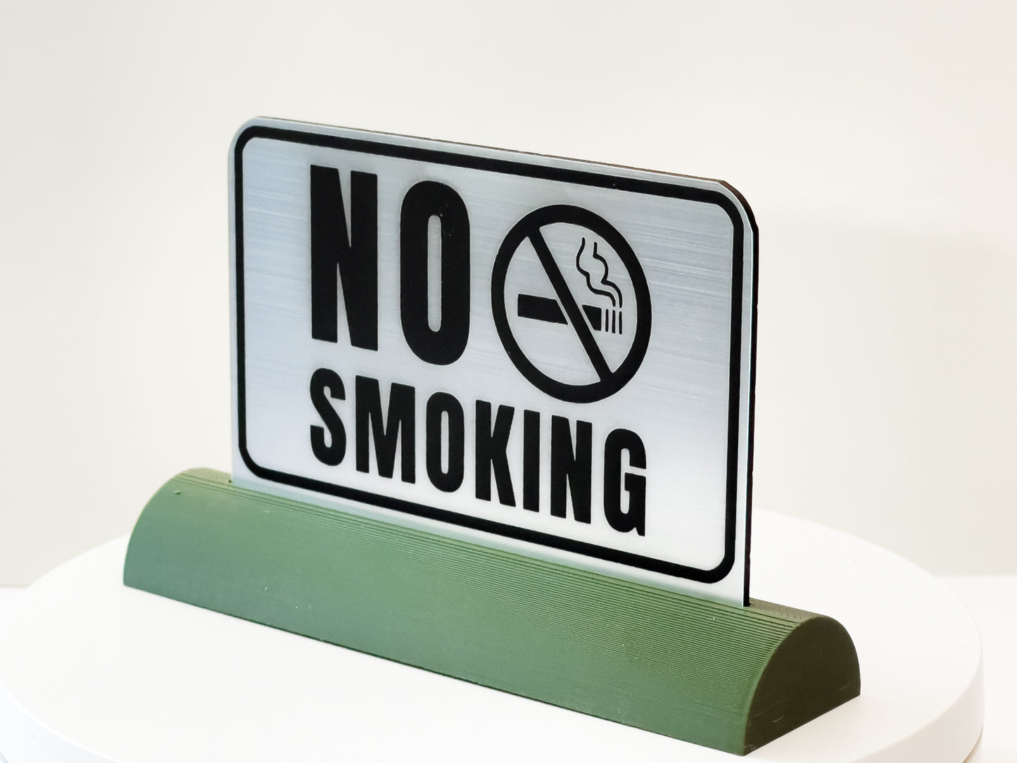 Acrylic "No Smoking" Table Sign