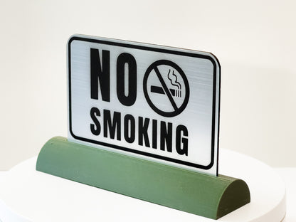 Acrylic "No Smoking" Table Sign