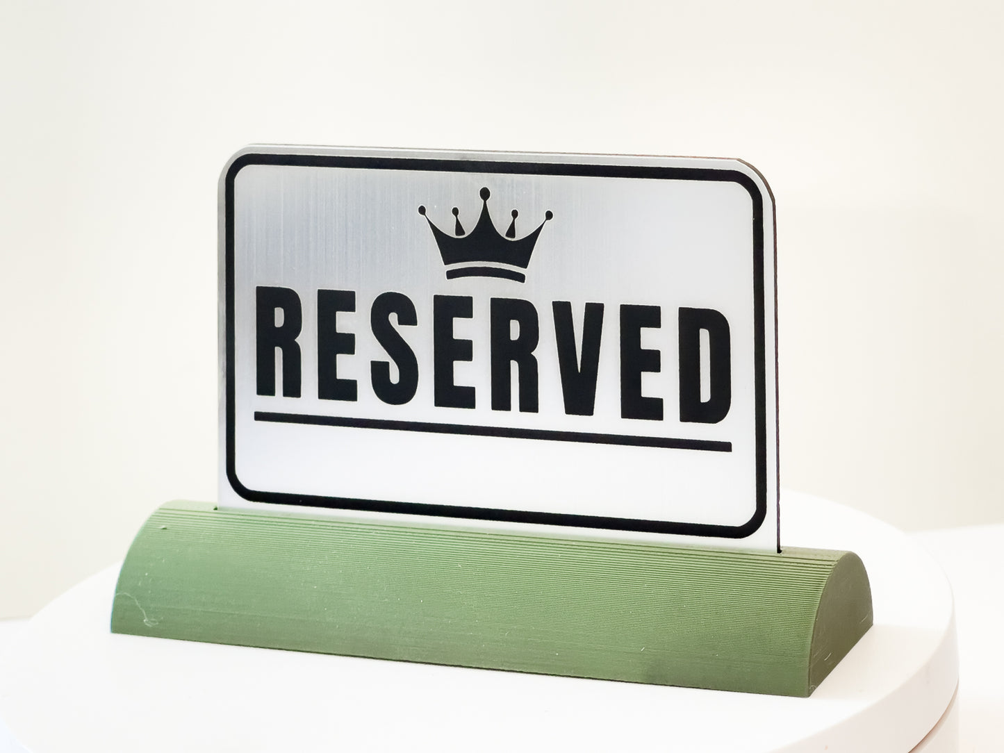 Acrylic "Reserved" Table Sign