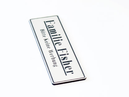 Personalized Family Name Tag for Letterbox