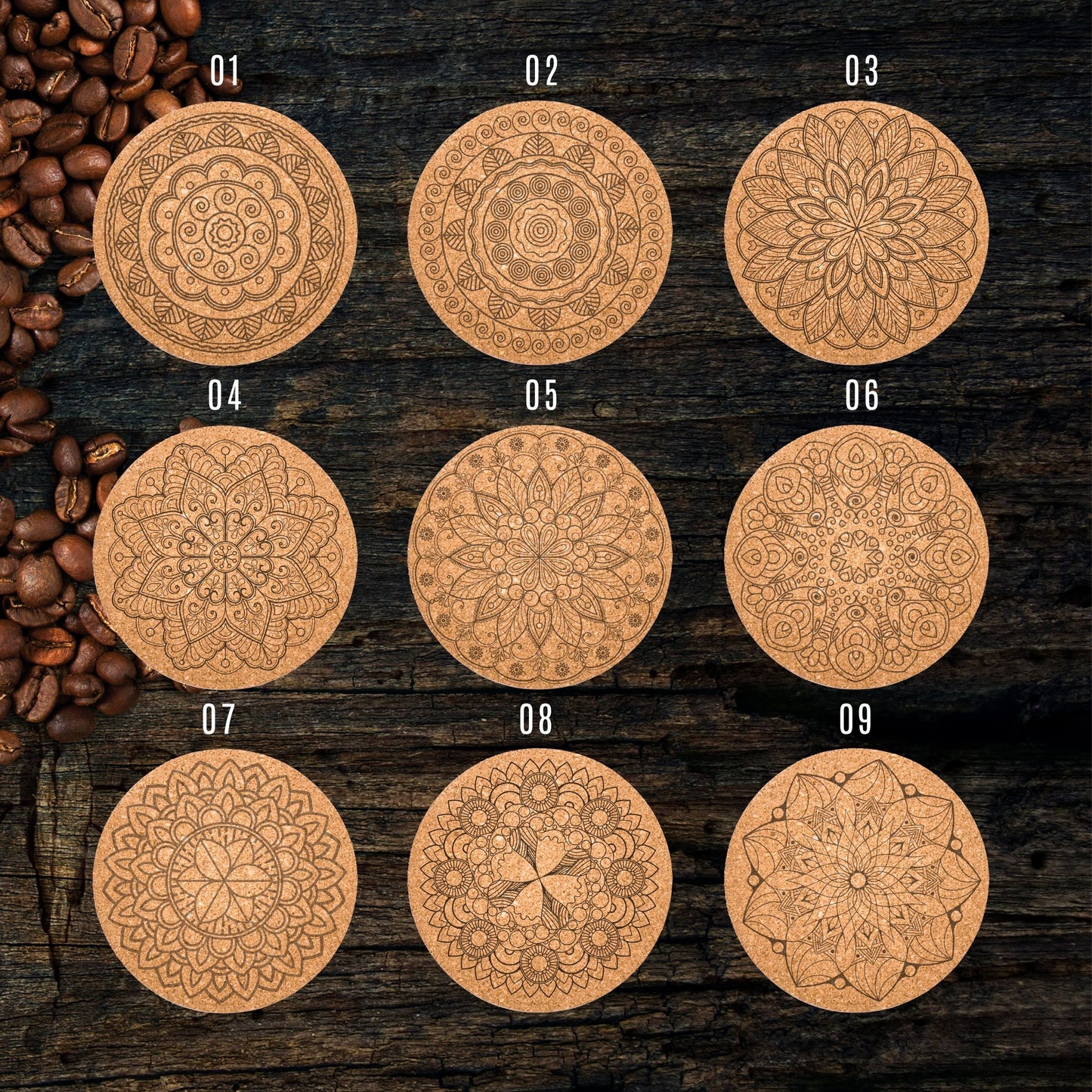 Personalized Coffee coasters