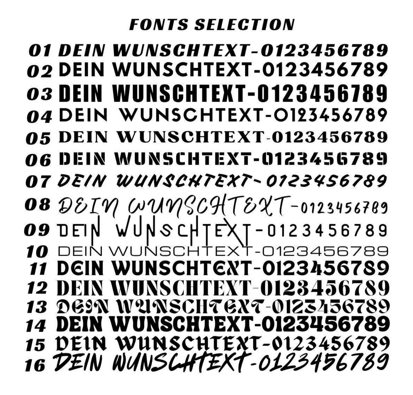 Personalized- custom text self-adhesive vinyl sticker - decal for car window / door