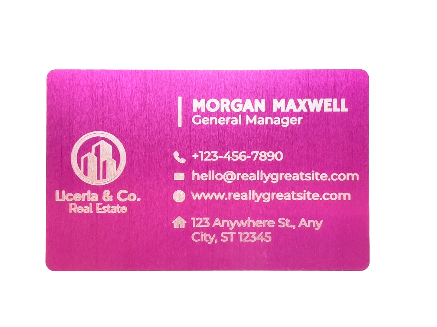 Custom Engraved Aluminum Business Cards – Make Your First Impression Unforgettable!