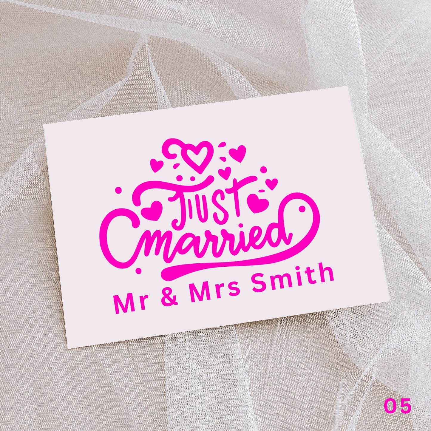 Wedding- Decal / Car Sticker
