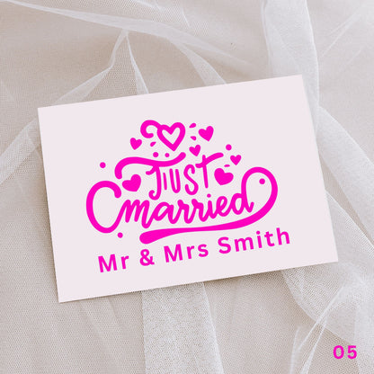 Wedding- Decal / Car Sticker