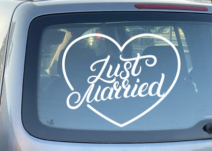 Wedding- Decal / Car Sticker