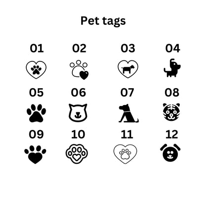 Pet tag ID from aluminium