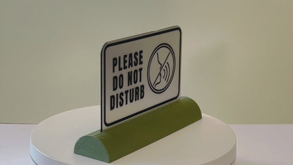 Acrylic "Please Do Not Disturb" Sign